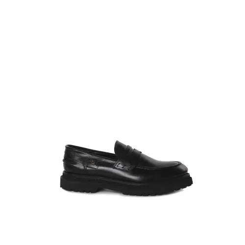 Giuliano Galiano , Giuliano Galiano Flat shoes Black ,Black male, Sizes: