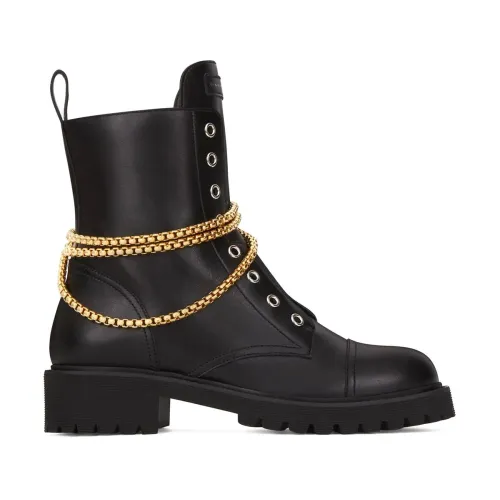 Giuseppe Zanotti , Elegant Black Ankle Boots ,Black female, Sizes: