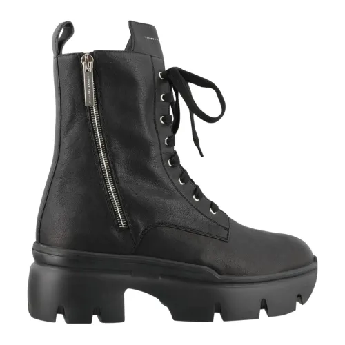 Giuseppe Zanotti , Giuseppe Zanotti Design Apocalypse Leather Boots ,Black male, Sizes: