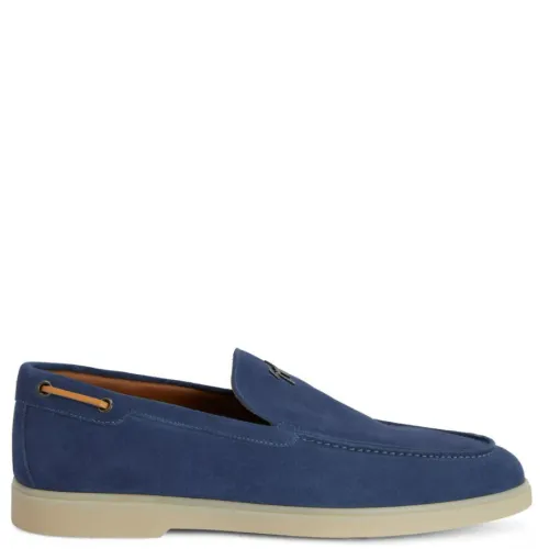 Giuseppe Zanotti , Giuseppe Zanotti Flat shoes Blue ,Blue male, Sizes: