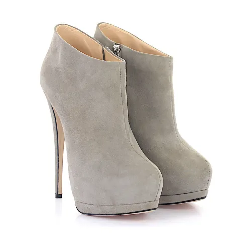 Giuseppe Zanotti , Heeled Boots ,Gray female, Sizes: