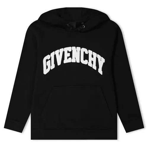 GIVENCHY Big Logo Of The Hook Hoodie Juniors - Black