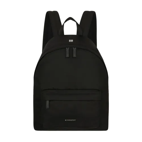 Givenchy , Black Backpack with Metal 4G Piece ,Black male, Sizes: ONE SIZE