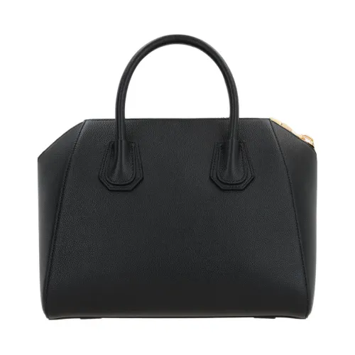 Givenchy , Black Leather Bag with Golden Details ,Black female, Sizes: ONE SIZE