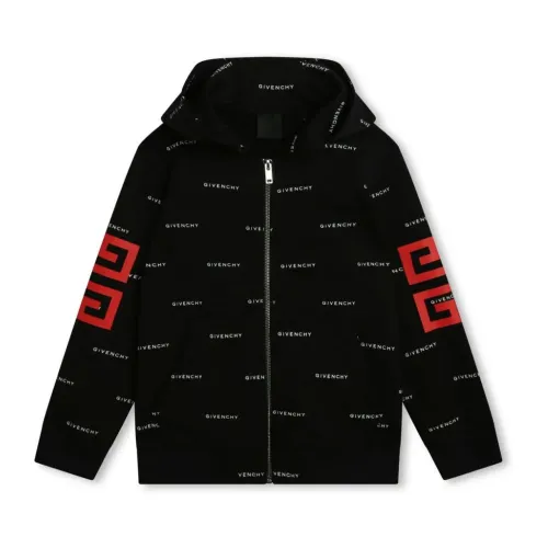 Givenchy , Black Logo Print Sweater ,Black male, Sizes: