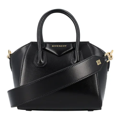 Givenchy , Black/Red Antigona Toy Handle Bag ,Black female, Sizes: ONE SIZE