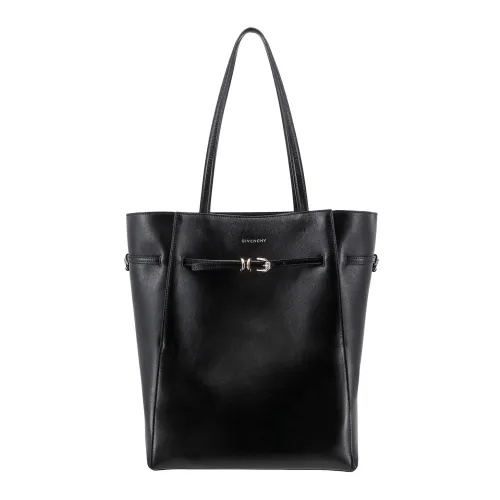 Givenchy , Black Shoulder Bag with Logoed Buckle ,Black female, Sizes: ONE SIZE
