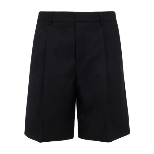 Givenchy , Black Striped Wool Shorts for Men ,Black male, Sizes: