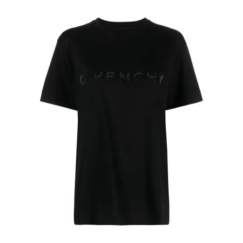 Givenchy , Black T-Shirts Polos for Women Aw23 ,Black female, Sizes: