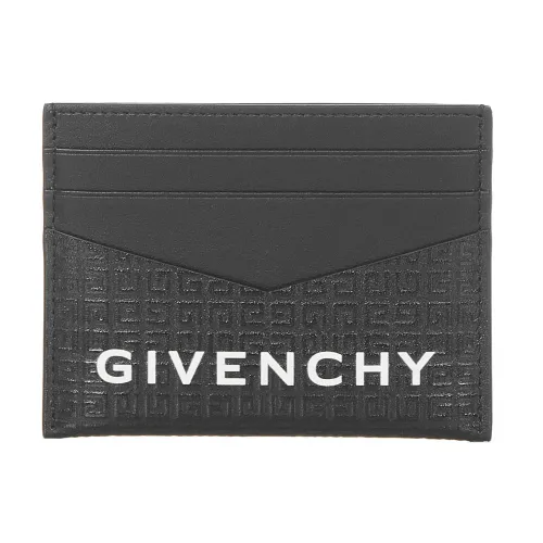 Givenchy , Black Wallet with Signature Print and 4G Motif ,Black male, Sizes: ONE SIZE