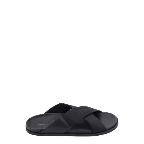 Givenchy , Black Webbing Sandals Aw23 ,Black male, Sizes:
