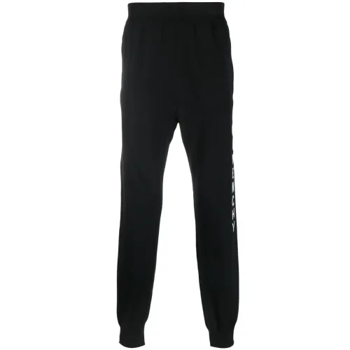 Givenchy , Black Wool Knit Jogging Pants with Logo Detail ,Black male, Sizes: