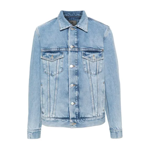 Givenchy , Blue Denim Jacket for Men ,Blue male, Sizes: