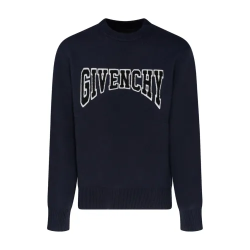 Givenchy , Blue Sweaters for Men ,Blue male, Sizes: