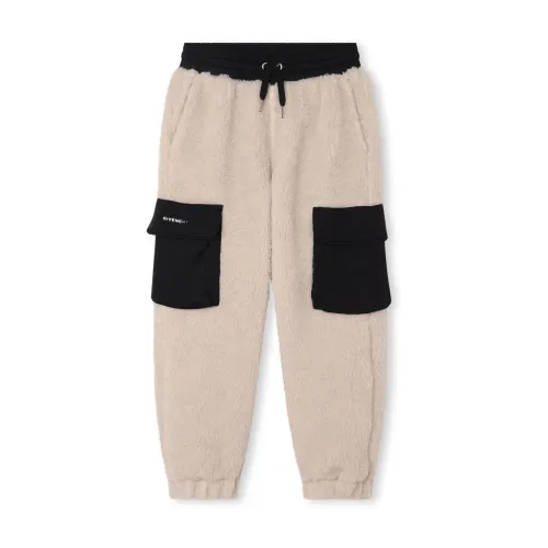 Givenchy , Boys Clothing Trousers Beige Aw22 ,Beige male, Sizes: