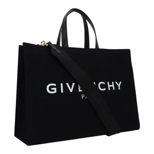 Givenchy , Contrast Logo Tote Bag ,Black female, Sizes: ONE SIZE