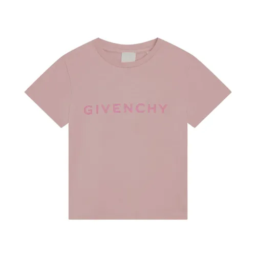 Givenchy , Cotton Logo Tee ,Pink female, Sizes: