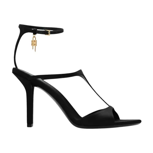 Givenchy , ‘G Lock’ heeled sandals ,Black female, Sizes: