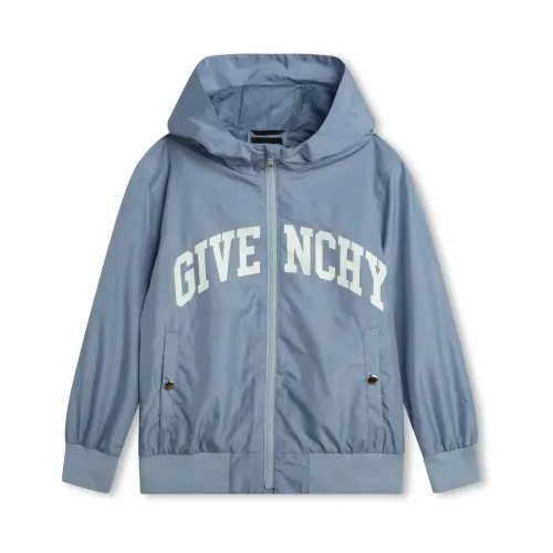 Givenchy , Givenchy Kids Coats Blue ,Blue male, Sizes: