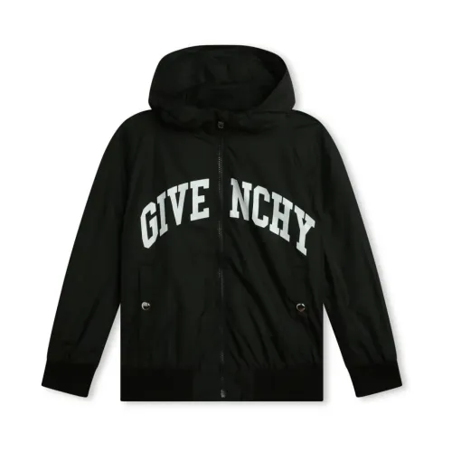 Givenchy , Givenchy Kids Jackets Black ,Black male, Sizes: