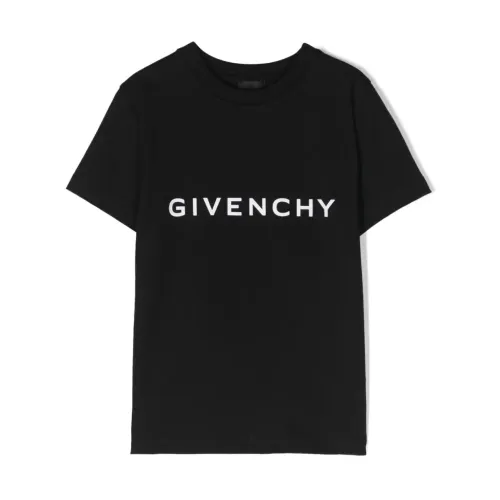 Givenchy , Givenchy Kids T-shirts and Polos Black ,Black male, Sizes: