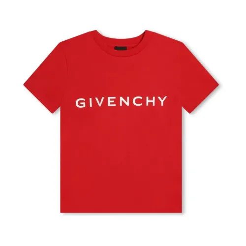 Givenchy , Givenchy Kids T-shirts and Polos Red ,Red male, Sizes: