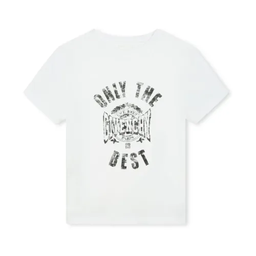 Givenchy , Givenchy Kids T-shirts and Polos White ,White male, Sizes: