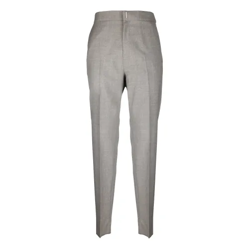 Givenchy , Grey Cold Weather Wool Trousers ,Gray male, Sizes: