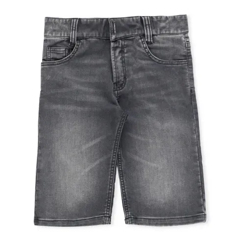 Givenchy , Grey Cotton Blend Bermuda Shorts ,Gray male, Sizes: