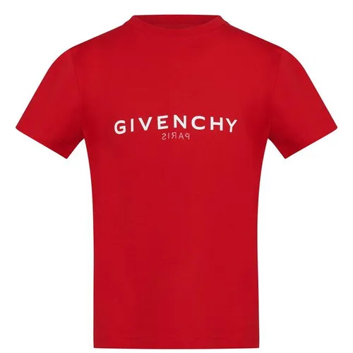 GIVENCHY Junior Boys Logo T Shirt - Red