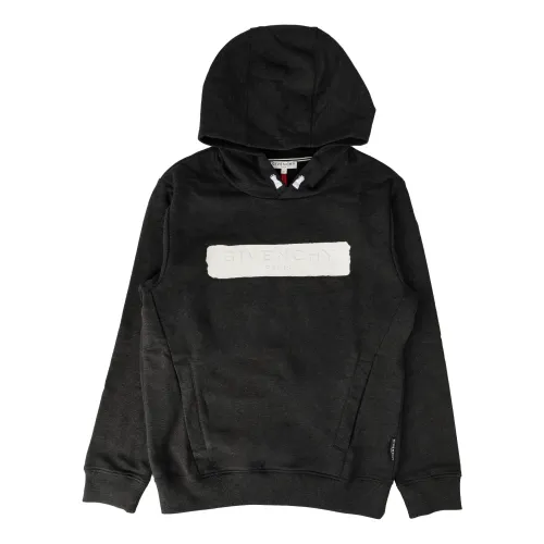 Givenchy , Kids Hooded Sweatshirt ,Black male, Sizes: