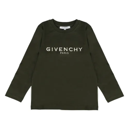 Givenchy , Kids T-Shirt ,Green male, Sizes: