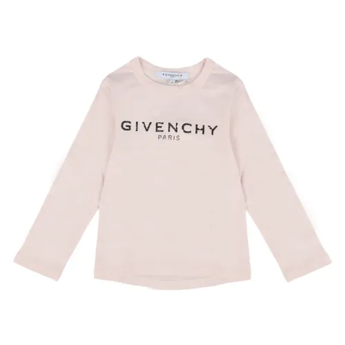 Givenchy , Kids T-Shirt ,Pink female, Sizes: