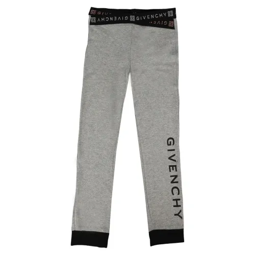 Givenchy , Kids Trousers ,Gray male, Sizes: