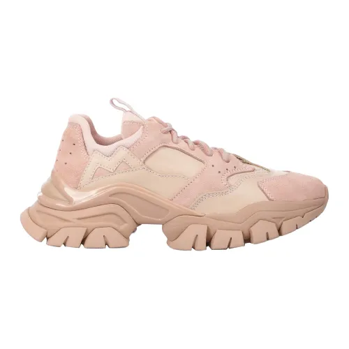 Givenchy , Leather Sneakers for Kids ,Pink female, Sizes: