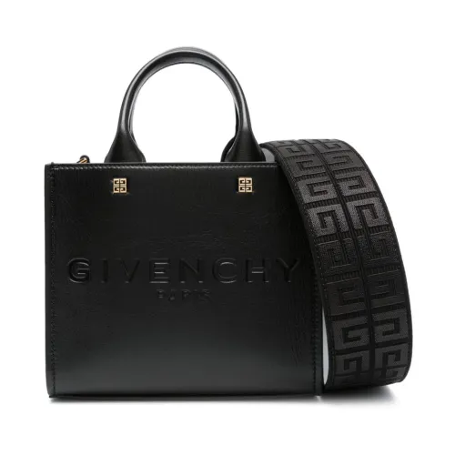 Givenchy , Logo Debossed Mini Tote Bag ,Black female, Sizes: ONE SIZE