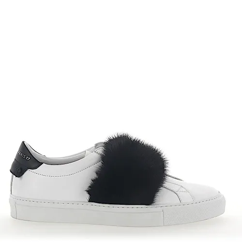 Givenchy , Low Calf Leather Sneakers ,White female, Sizes: