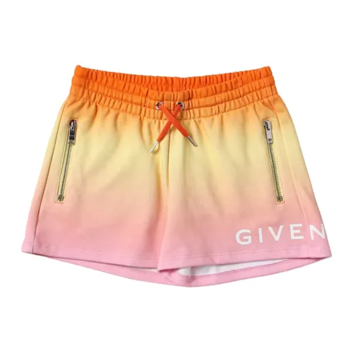 Givenchy , Multicolored Gradient Kids Shorts with Logo Print ,Multicolor female, Sizes: