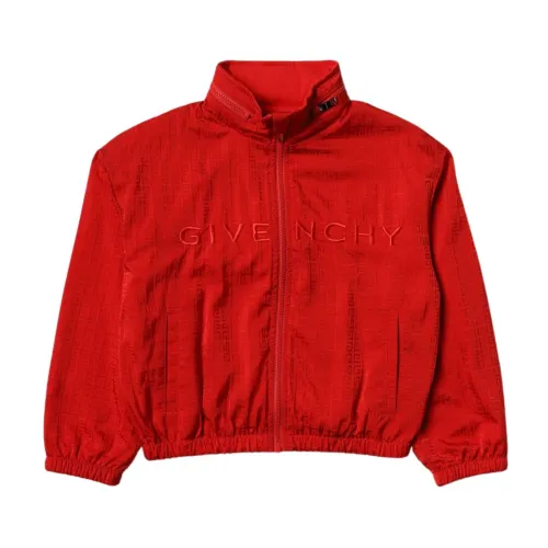 Givenchy , Red Bomber Jacket for Fashionista Kids ,Red female, Sizes: