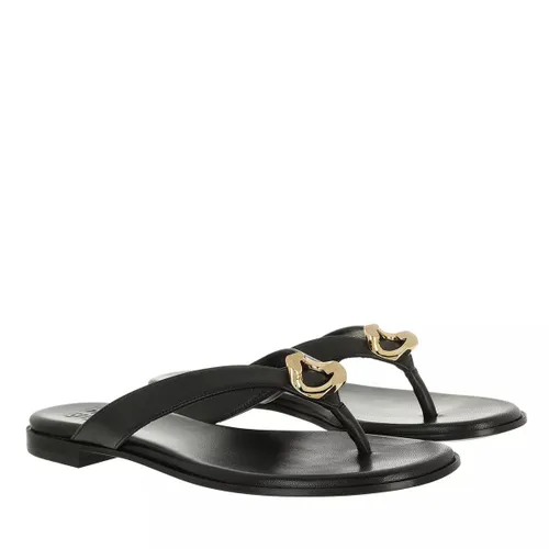 Givenchy Sandals - G Chain Bucklet Flat Sandals - black - Sandals for ladies