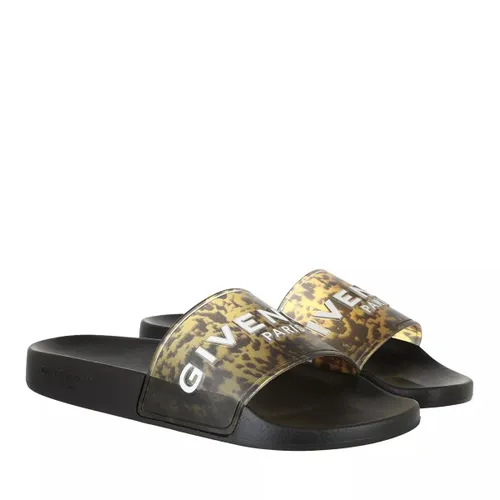 Givenchy Sandals - Marble Flat Sandals - black - Sandals for ladies