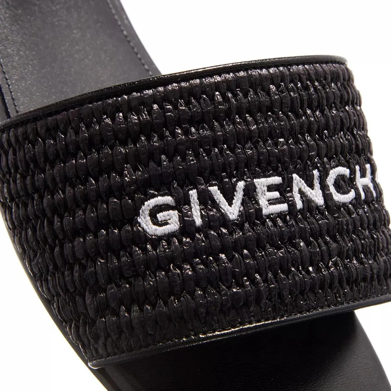 Givenchy Sandals - Sandals Slide 4G In Refia - black - Sandals for ladies