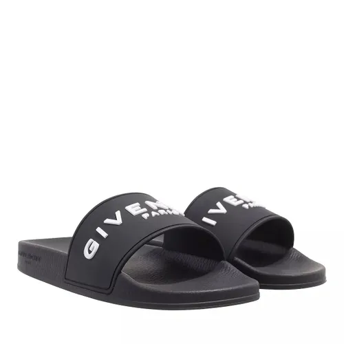 Givenchy Sandals - Slide Flat Sandal - black - Sandals for ladies