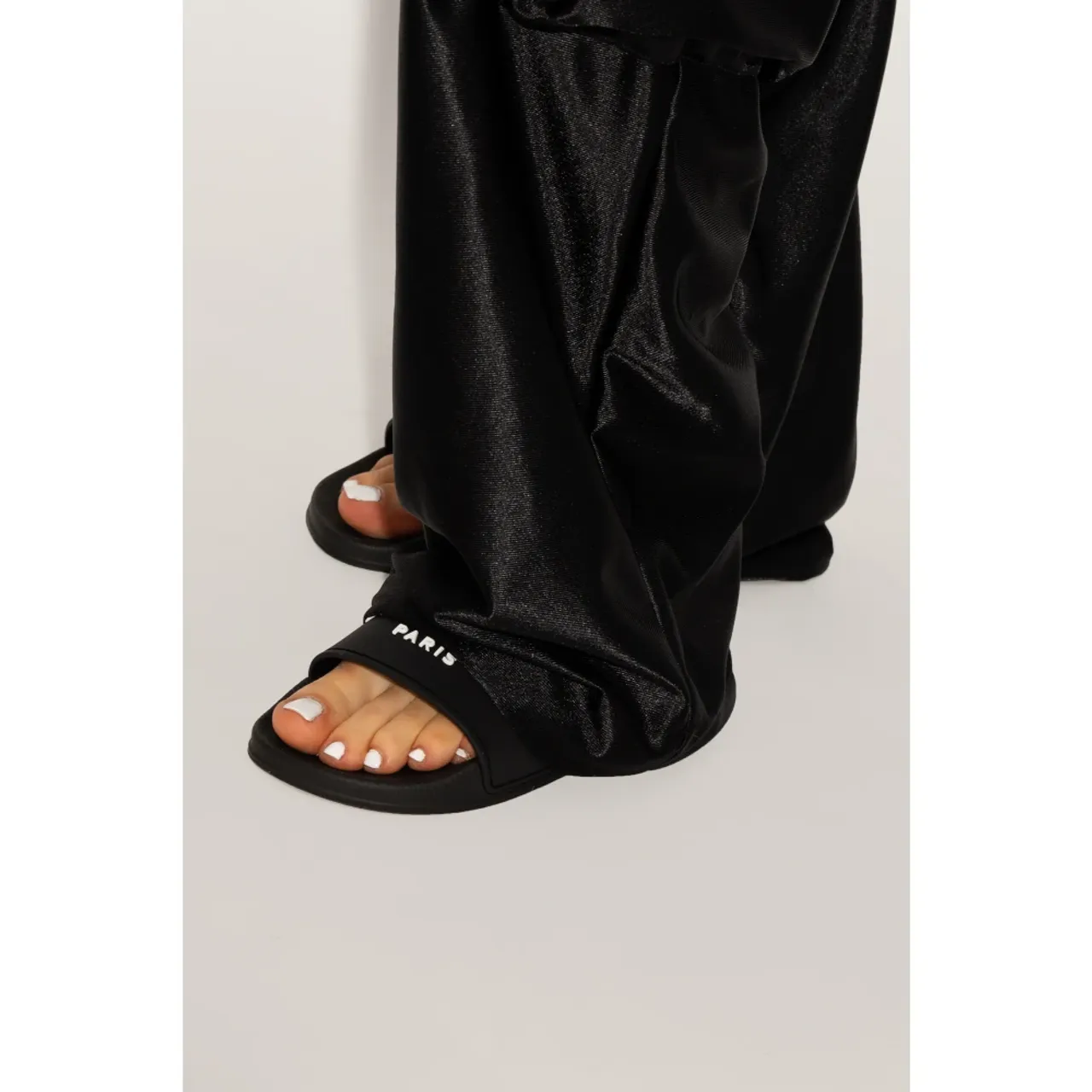 Givenchy , Slides with logo ,Black female, Sizes: