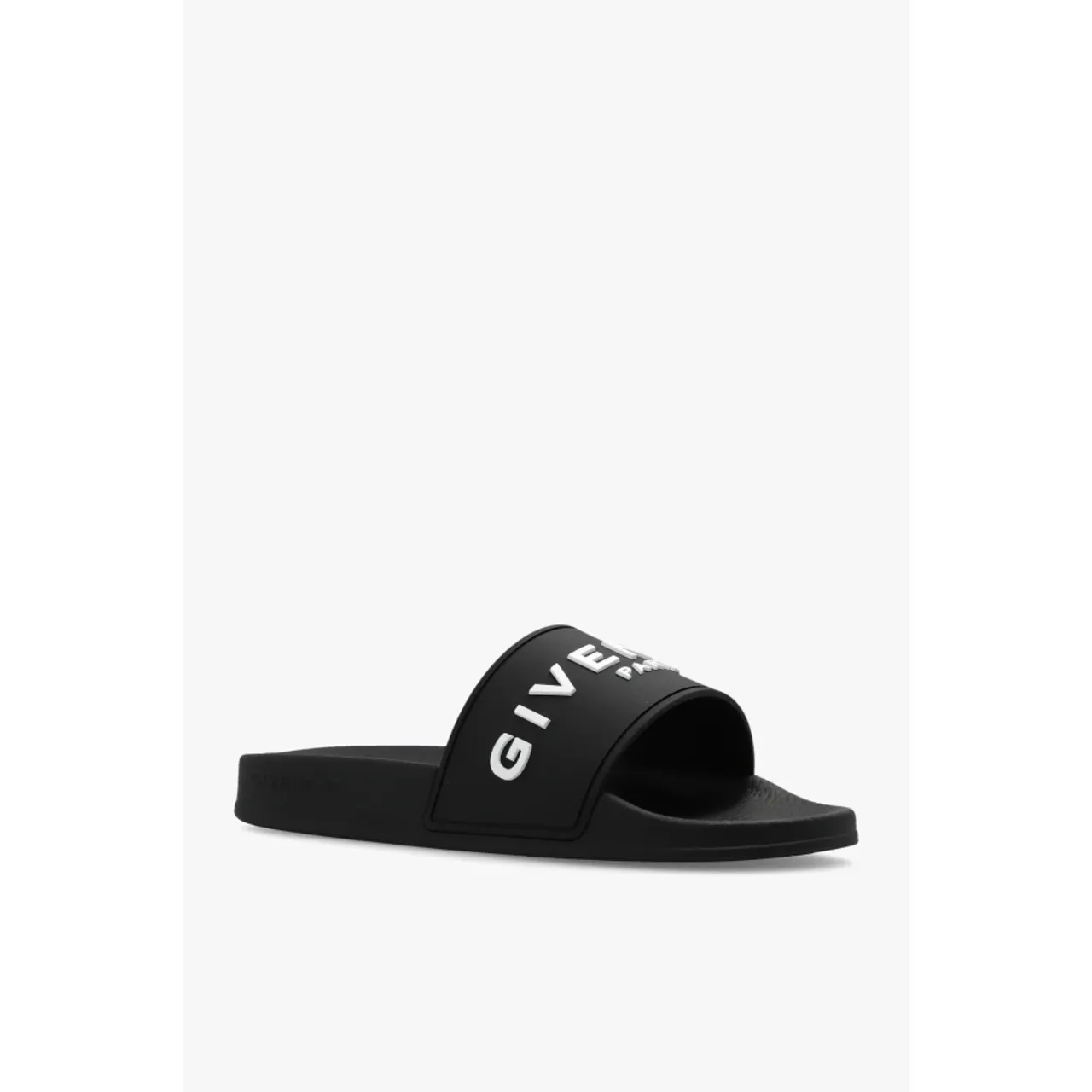 Givenchy , Slides with logo ,Black female, Sizes: