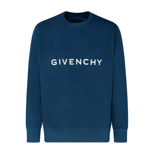 Givenchy , Stylish Sweaters Collection ,Blue male, Sizes: