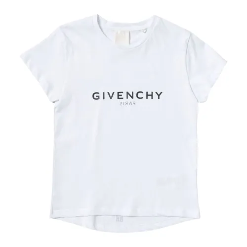 Givenchy , White Kids T-shirt with Logo Print ,White female, Sizes: