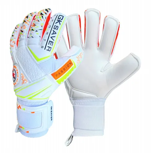 GK Saver football goalkeeper gloves Passion PS04 Flat cut