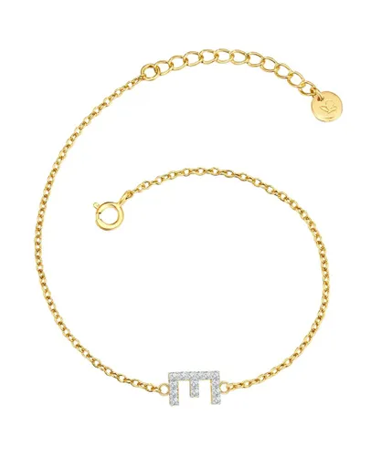 Glanzstücke München Womens Female Sterling Silver Bracelet - Gold - One Size