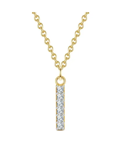 Glanzstücke München Womens Female Sterling Silver Necklace - Gold - One Size